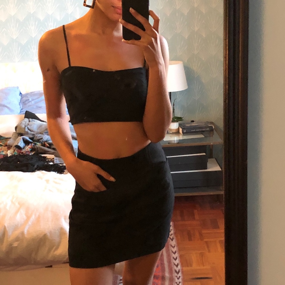 LOFT black skirt
